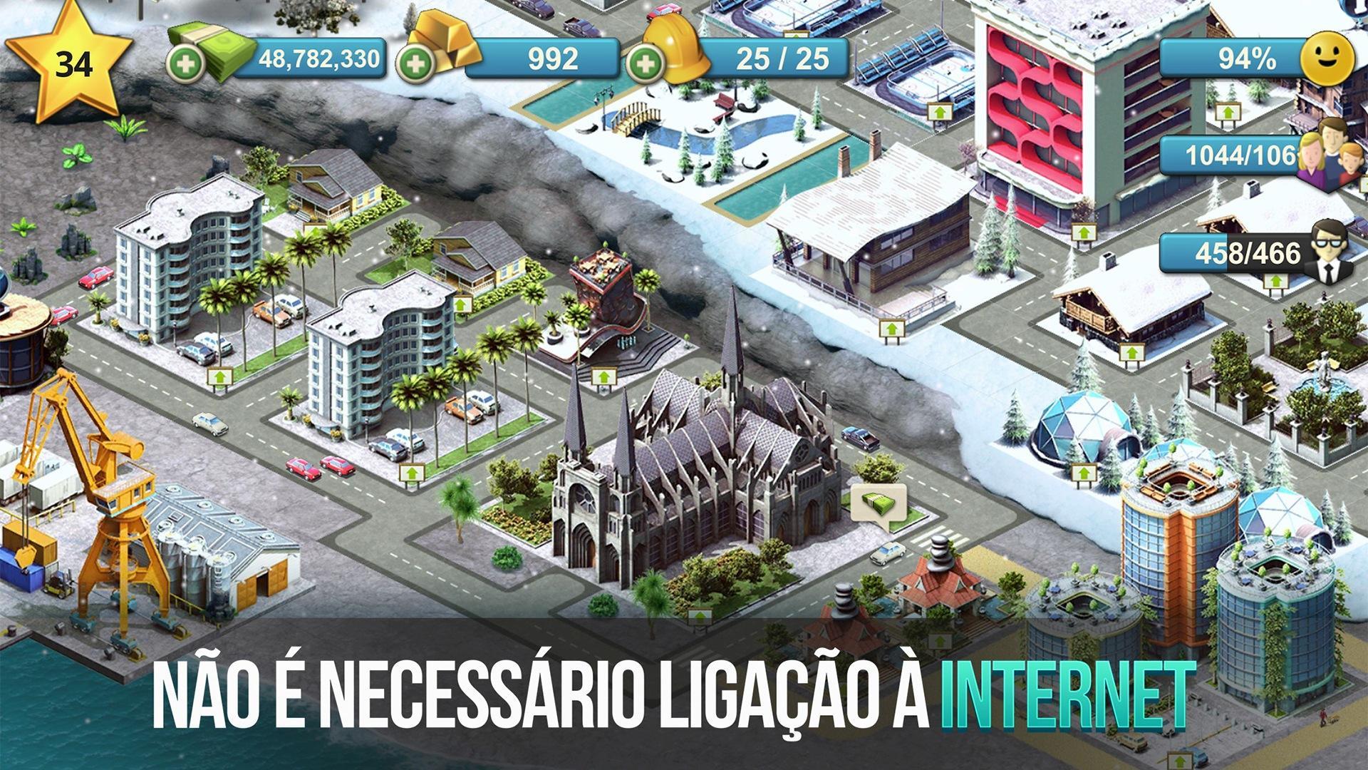 Captura de Tela do Jogo City Island: Construir Casas
