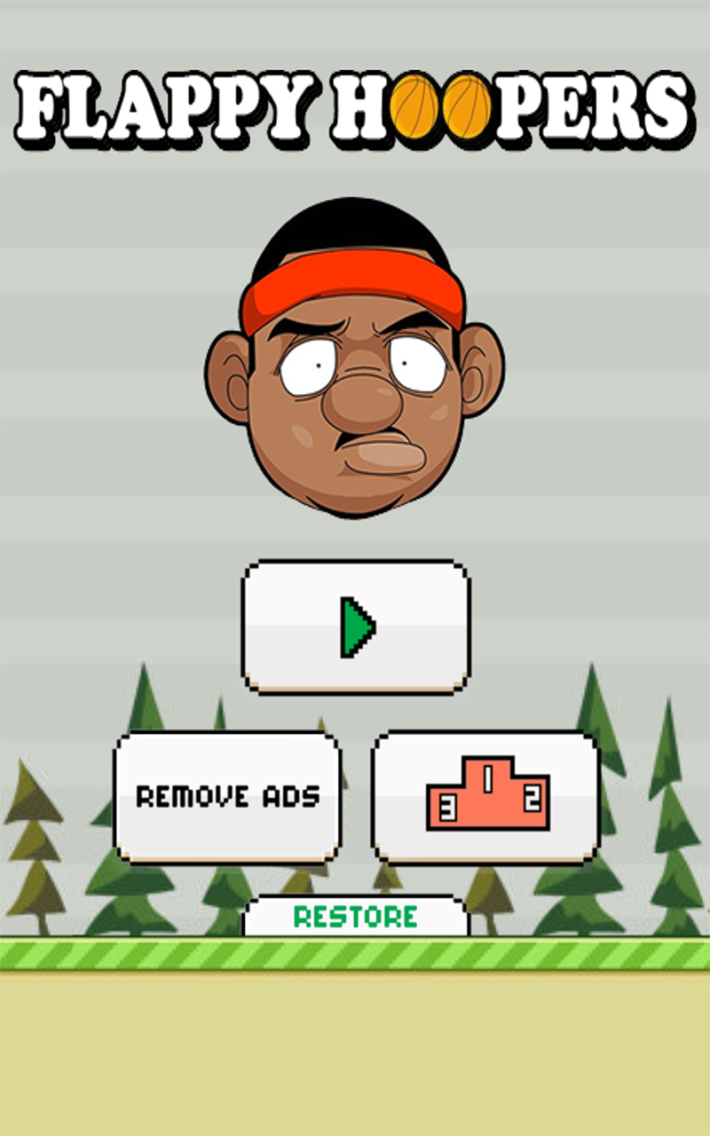 Flappy Hoopers Game Screenshot