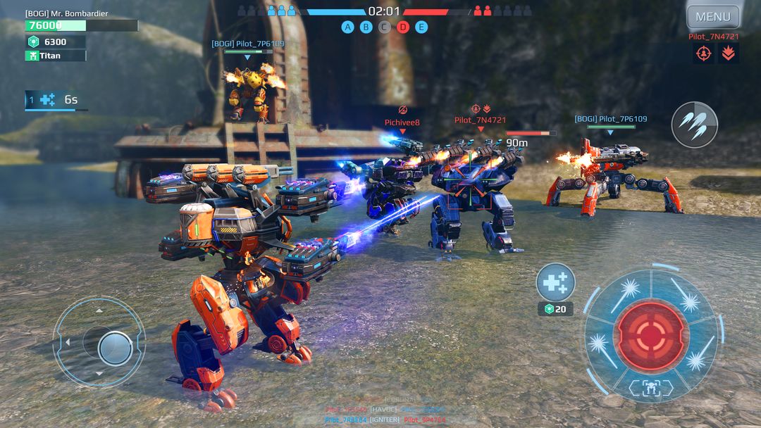 Screenshot of War Robots Multiplayer Battles