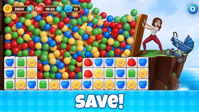 Manor Cafe: Match 3 Puzzle ภาพหน้าจอเกม