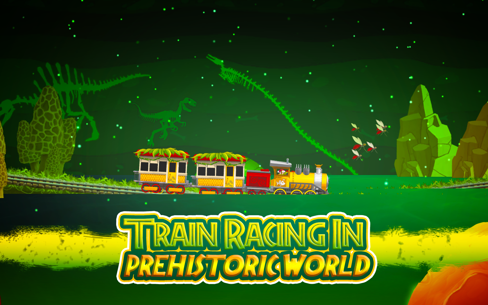 Fun Kids Train 2: Dinosaur Park Race遊戲截圖