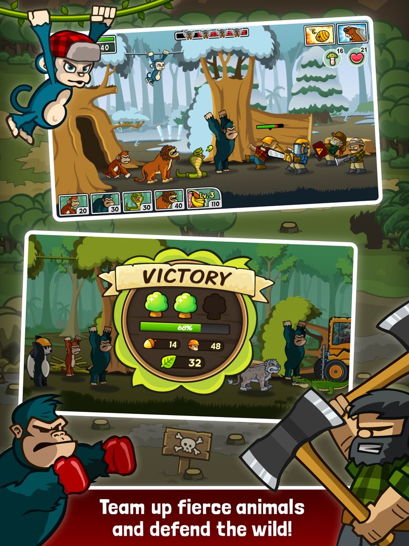 Lumberwhack: Defend the Wild ภาพหน้าจอเกม
