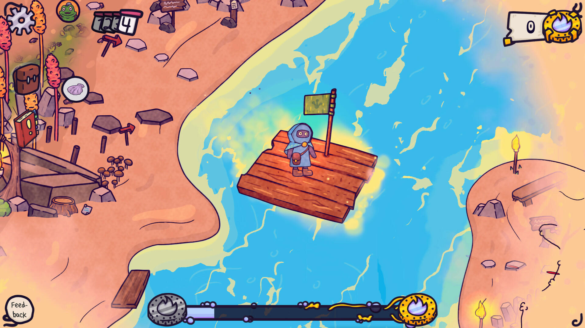 Fireside screenshot game