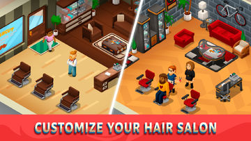 Idle Barber Shop Tycoon - Game Game Screenshot