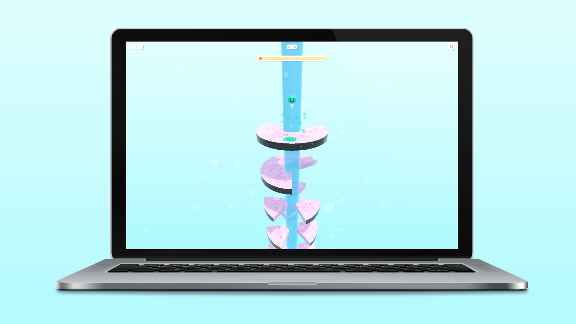 Fruit Helix Frenzy ภาพหน้าจอเกม