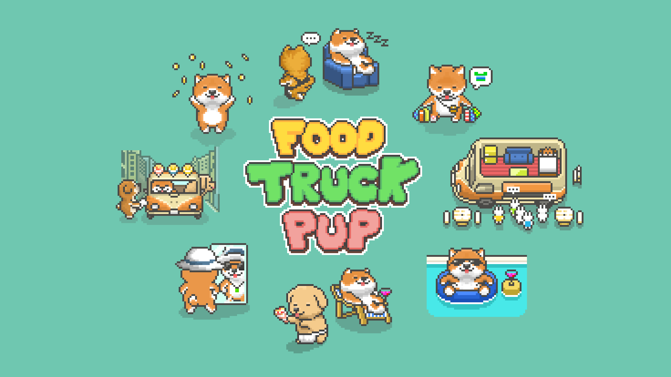 Скриншот игры Food Truck Pup: Cooking Chef
