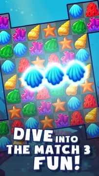 Reef Frenzy Match 3 ภาพหน้าจอเกม