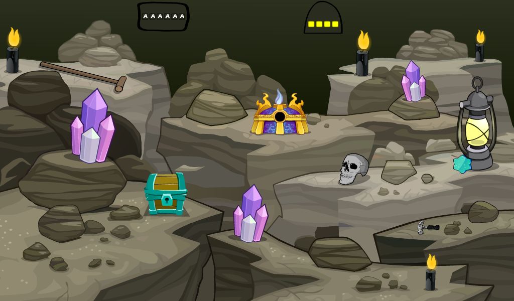 Screenshot of Gold Treasure From Cave