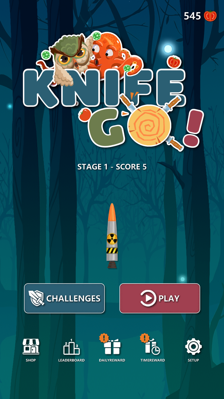 Knife Strike - Knife Game to Hit Game Screenshot