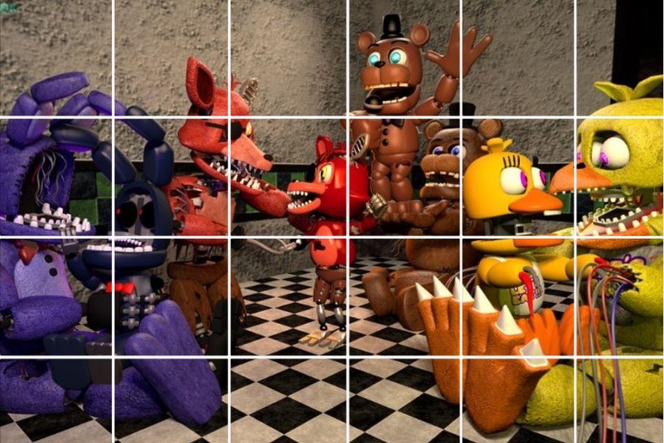 Tile Freddy's Five Puzzle 게임 스크린 샷