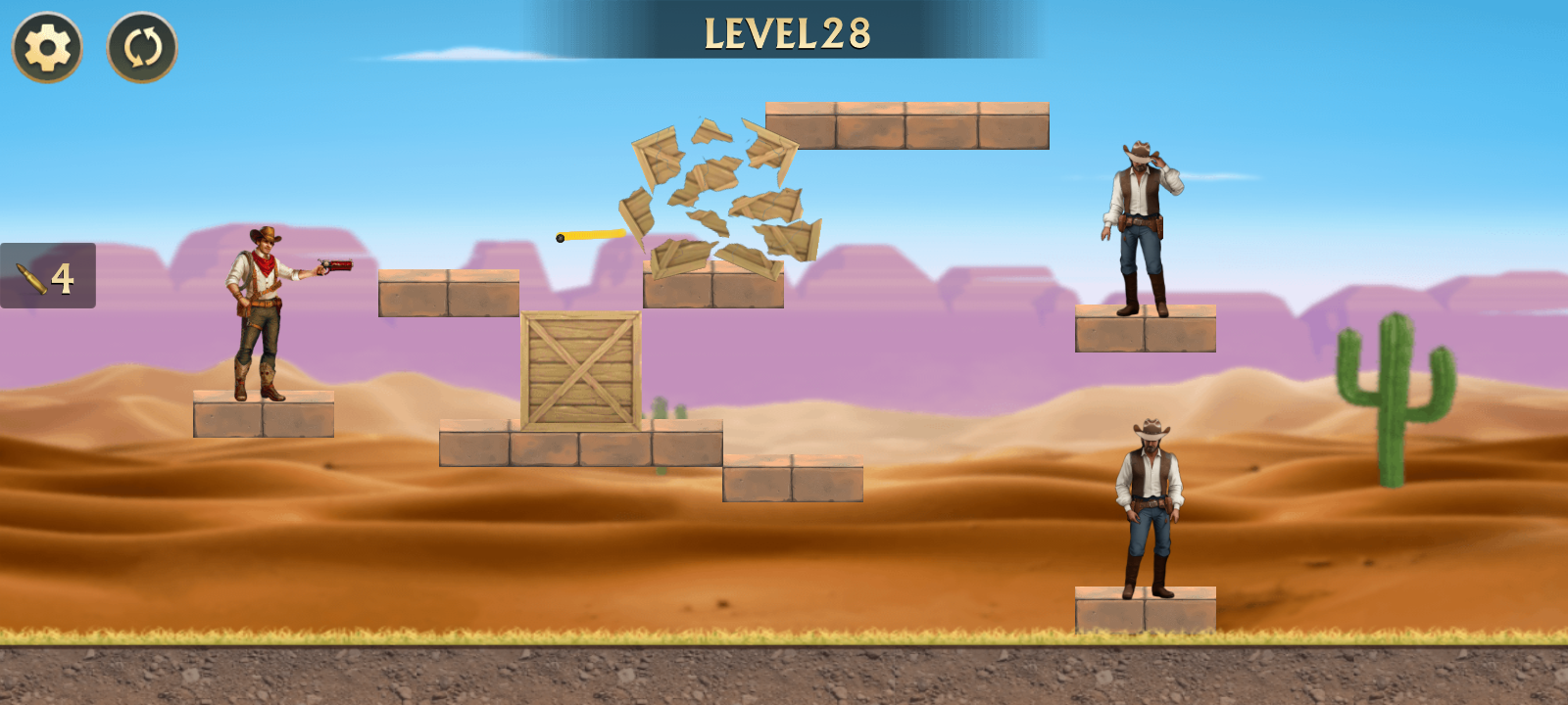 Cawboy Sharpshooter Game Screenshot