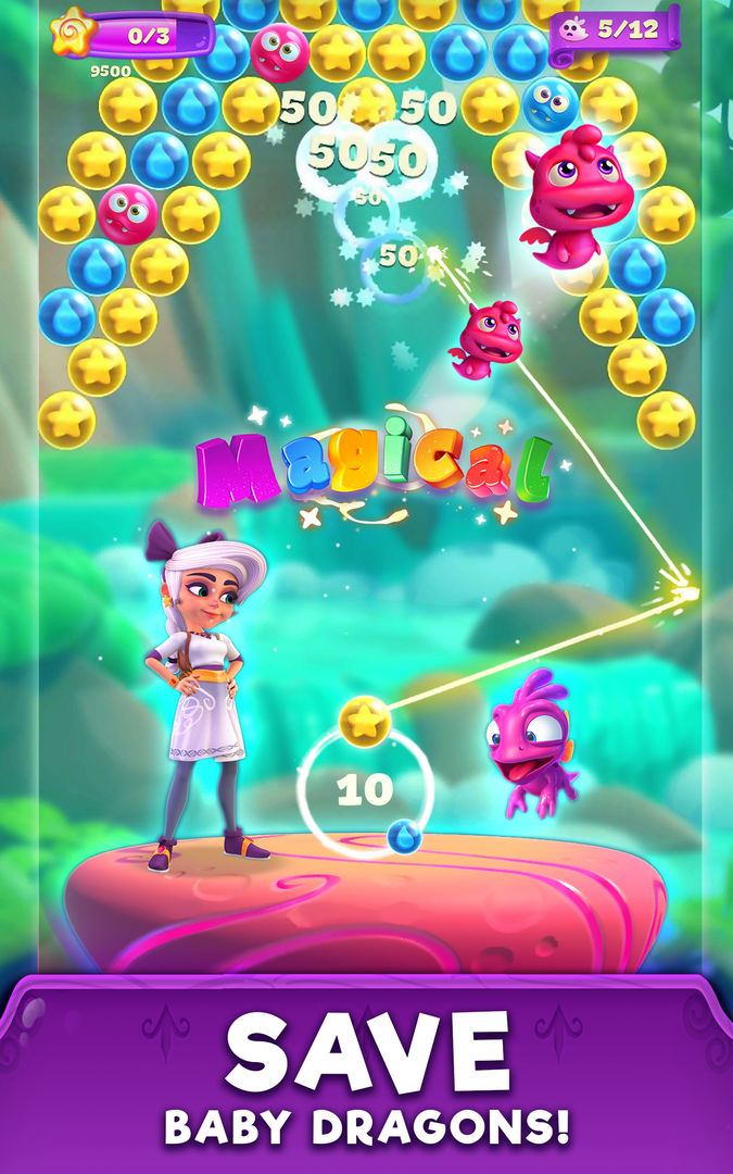 Luna’s Quest Bubble Shooter 게임 스크린 샷