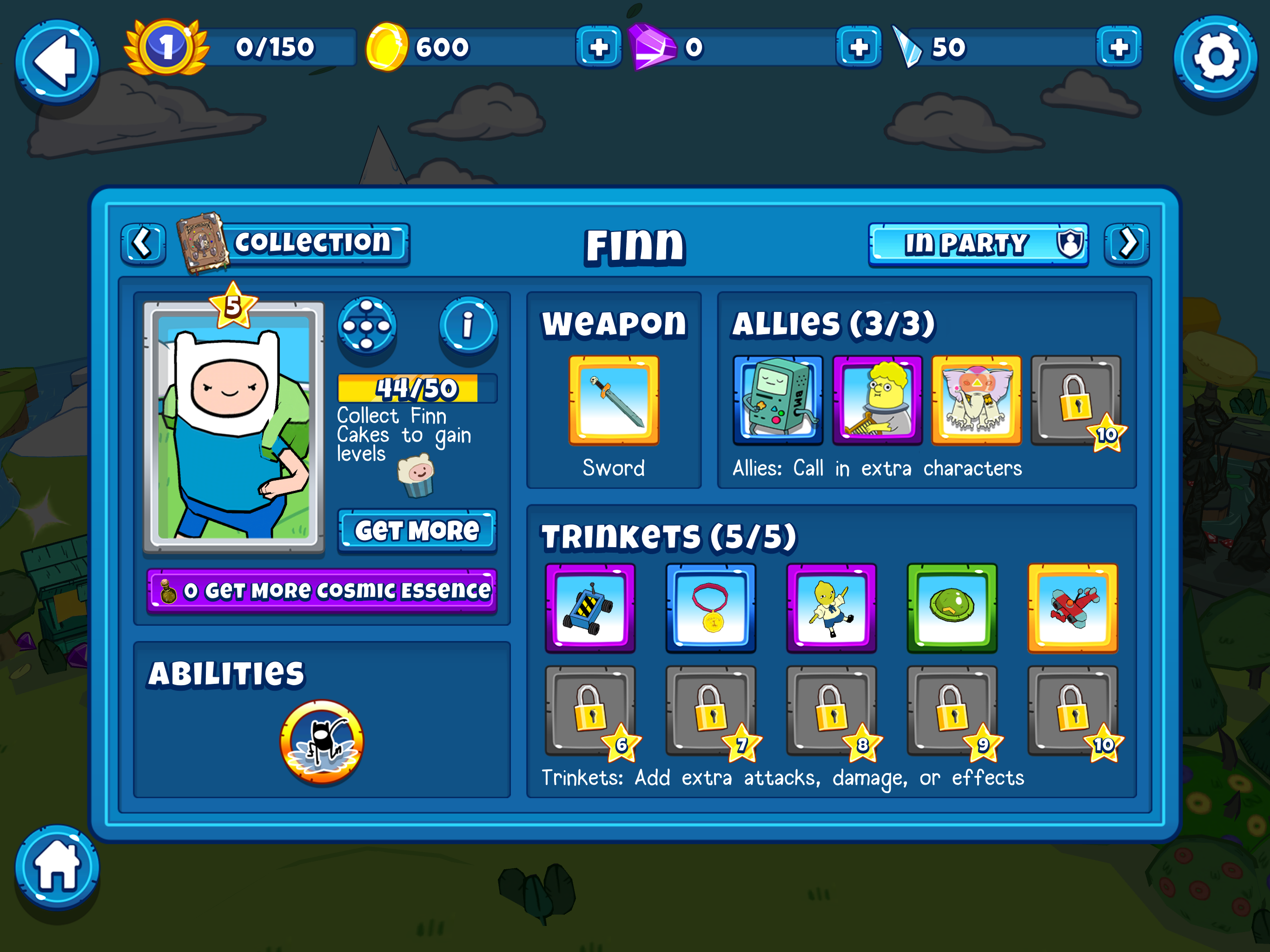 Bloons Adventure Time TD Game Screenshot