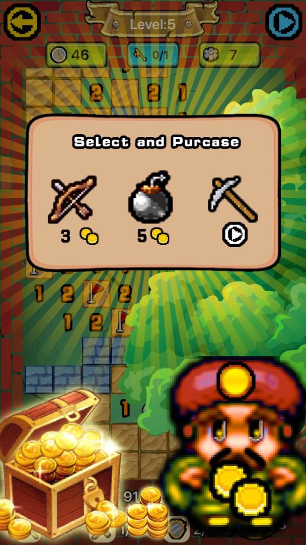 Minesweeper Risk - Maze Survival screenshot game