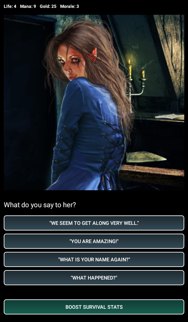 Dungeons and Decisions RPG Game Screenshot