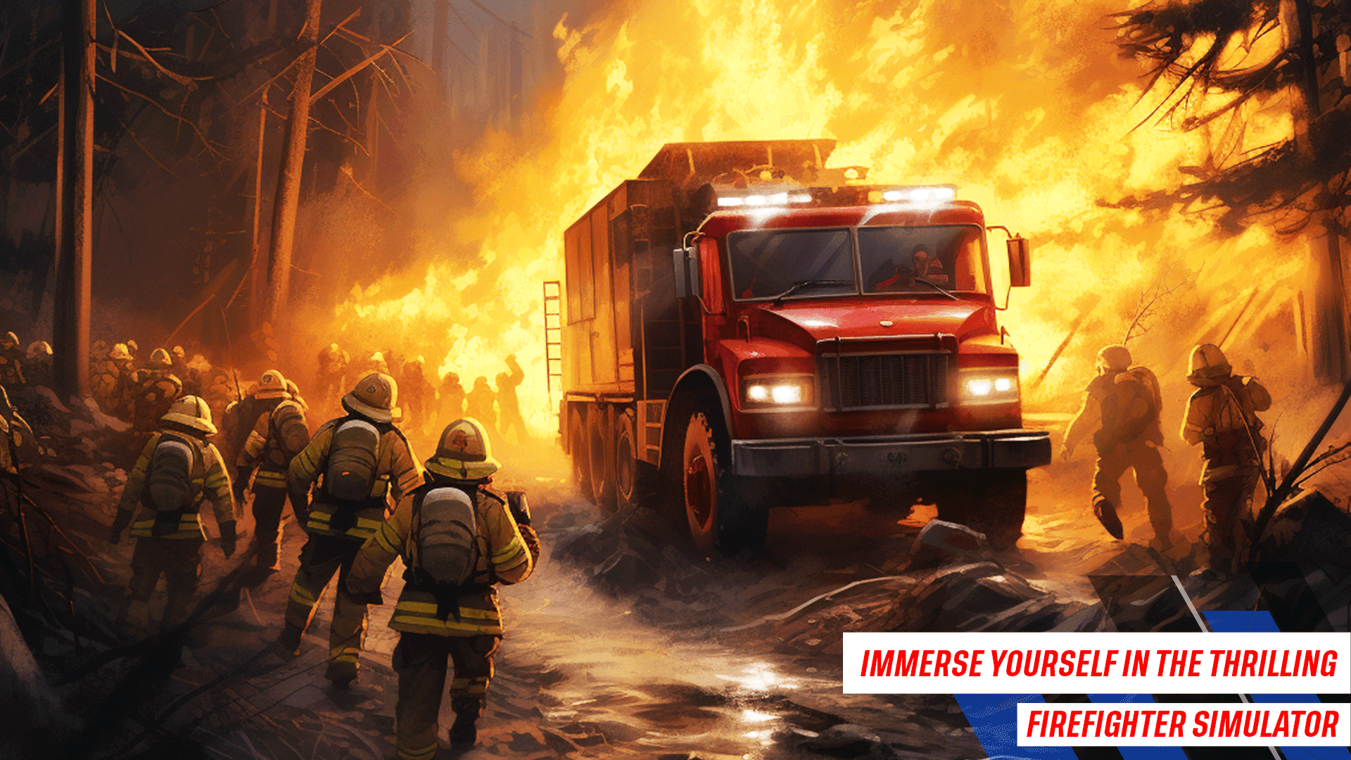 Screenshot of US Firefighter:Fire Truck Game
