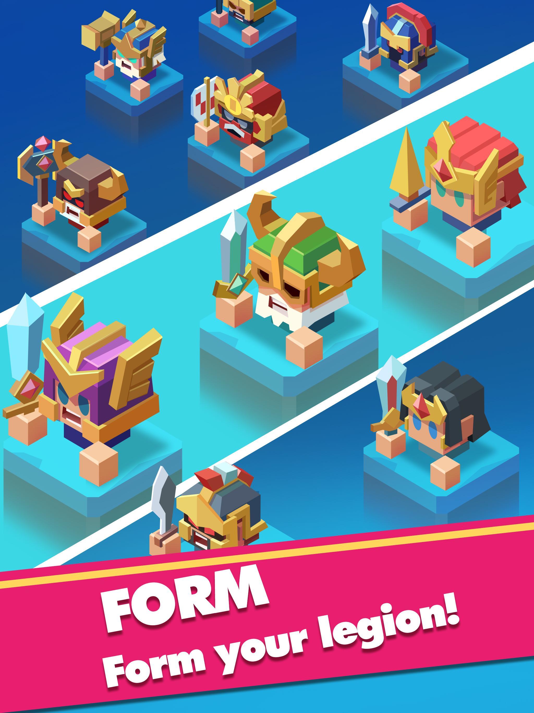 Merge Warriors - Idle Legion Game Game Screenshot