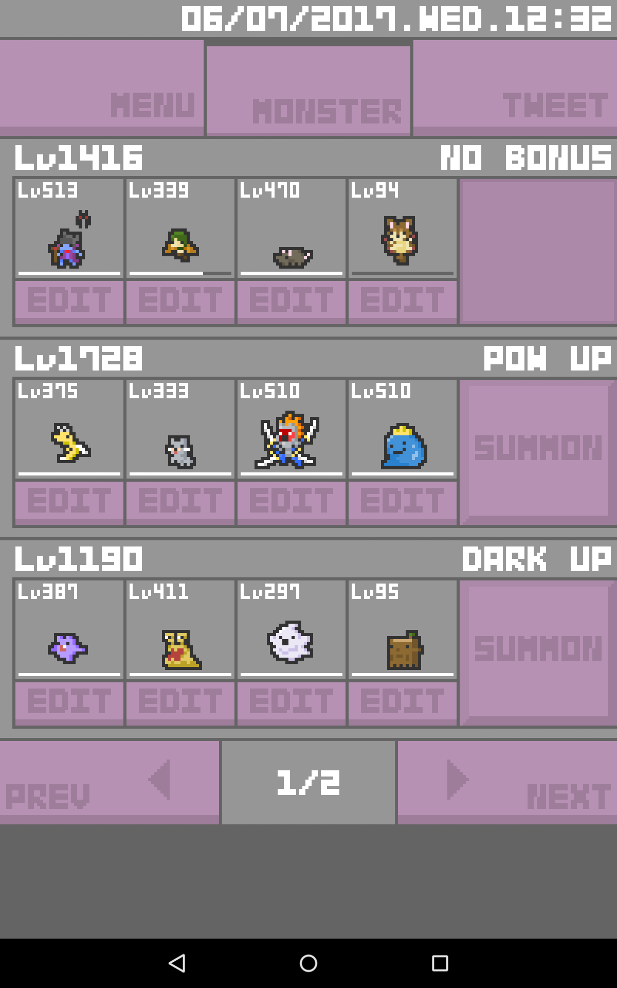 Cuplikan Layar Game MinuteMonsters