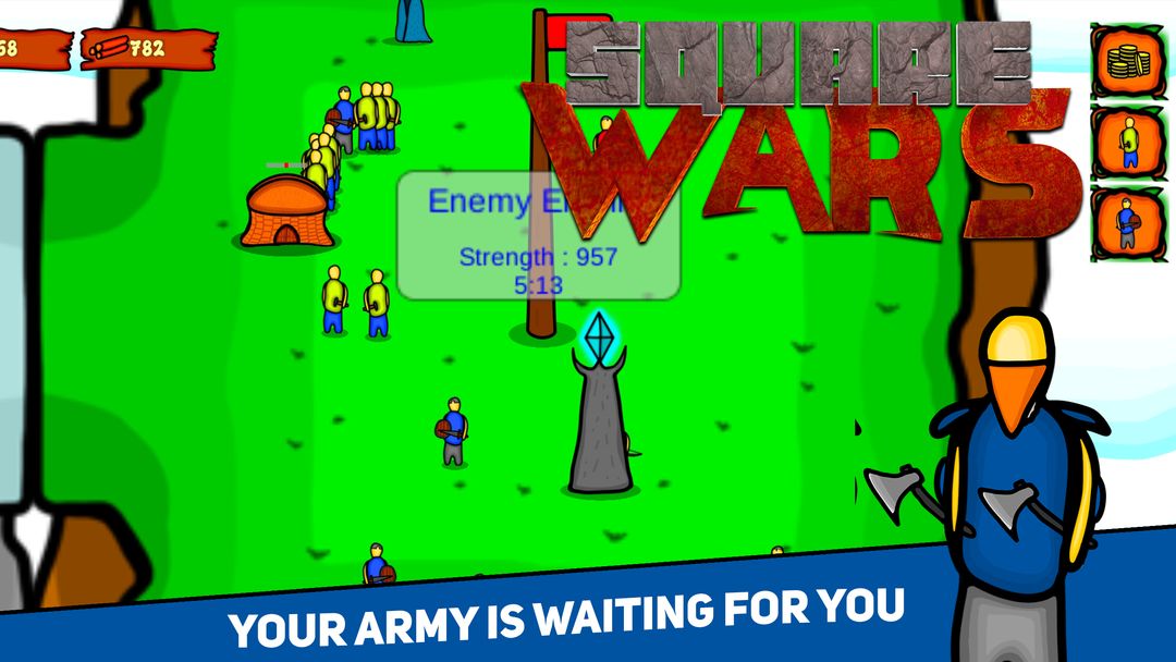 Screenshot of Square Wars