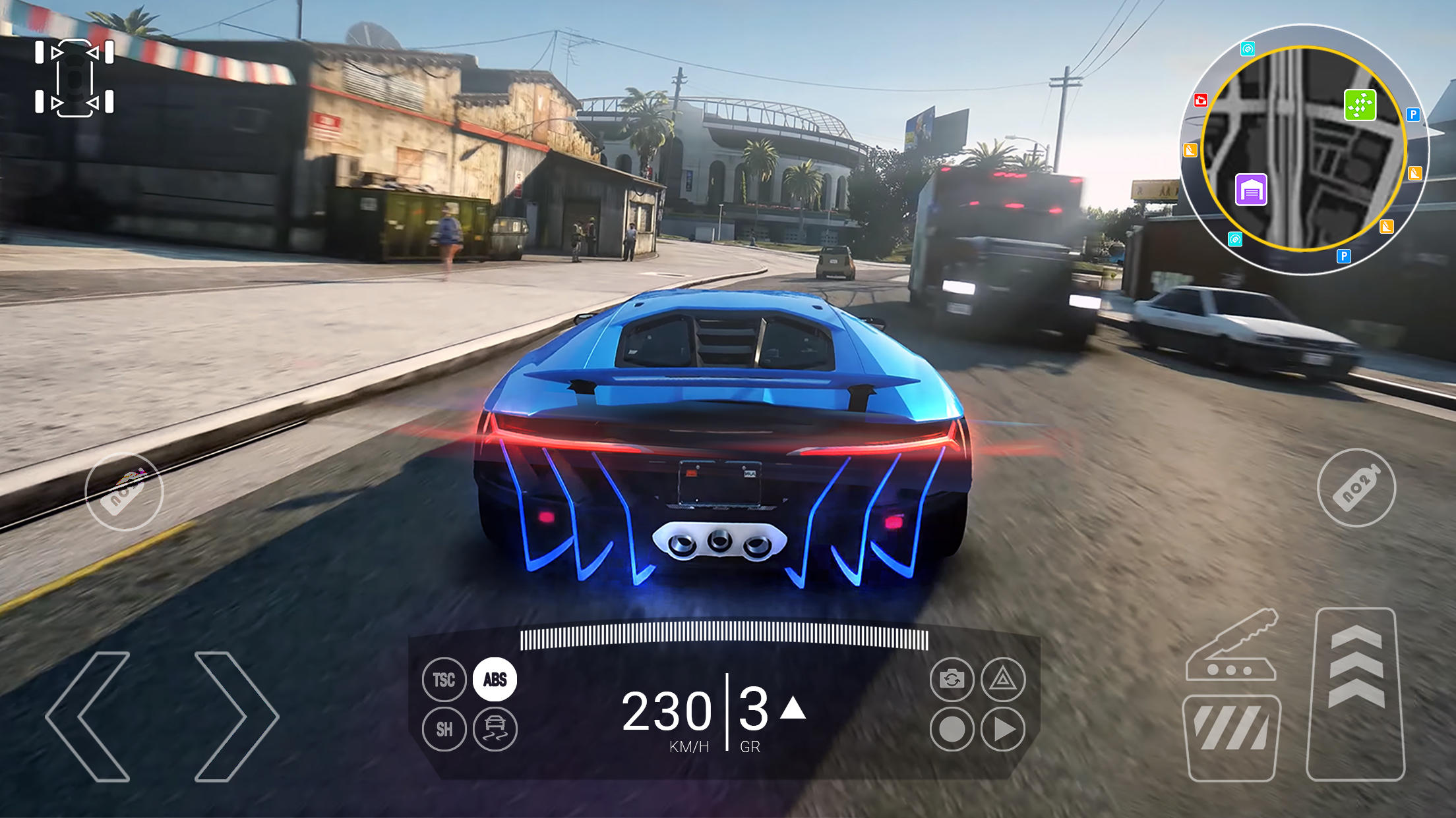 Cuplikan Layar Game Real Car Driving: Race City 3D