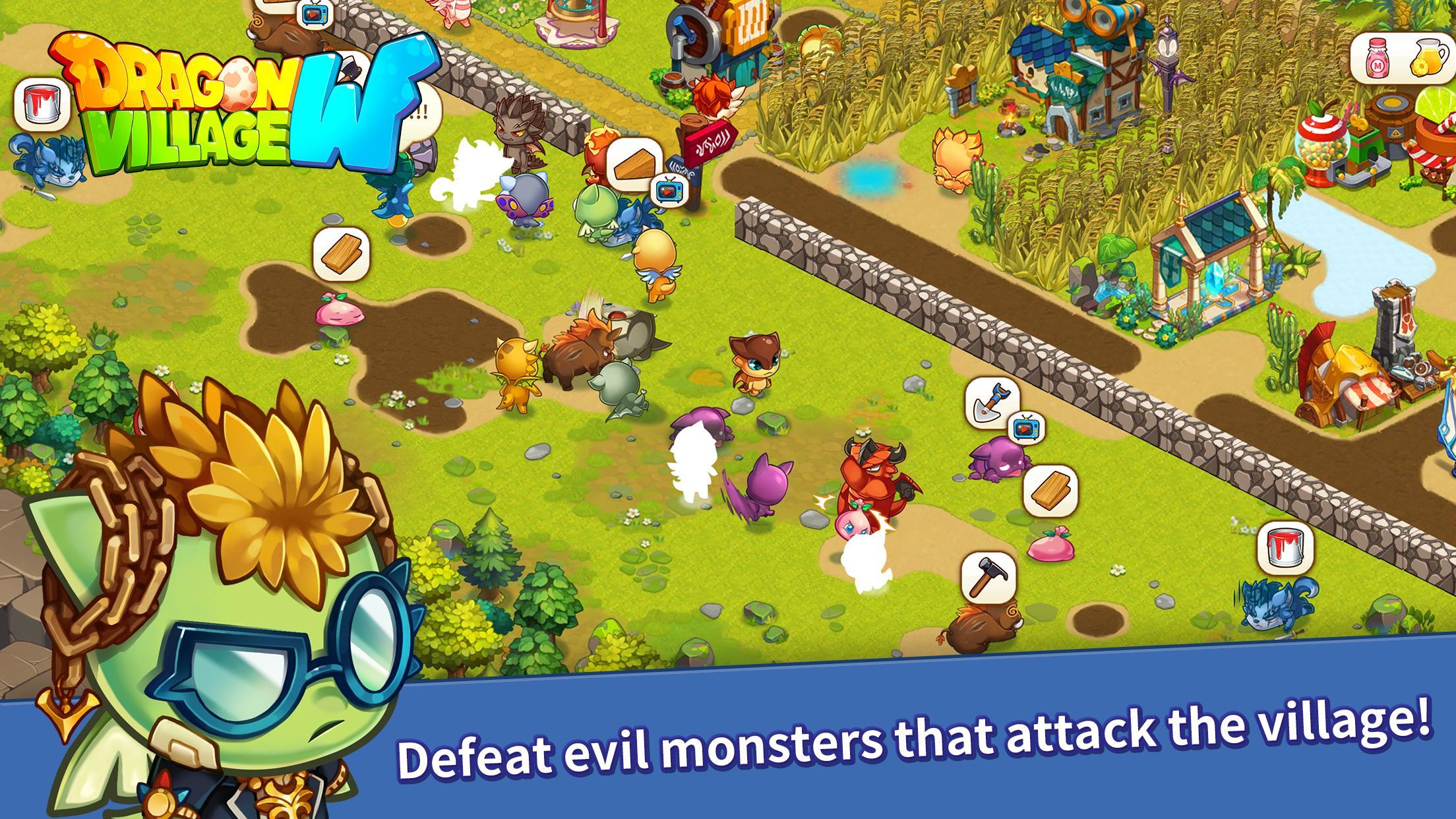 Dragon Village W Game Screenshot