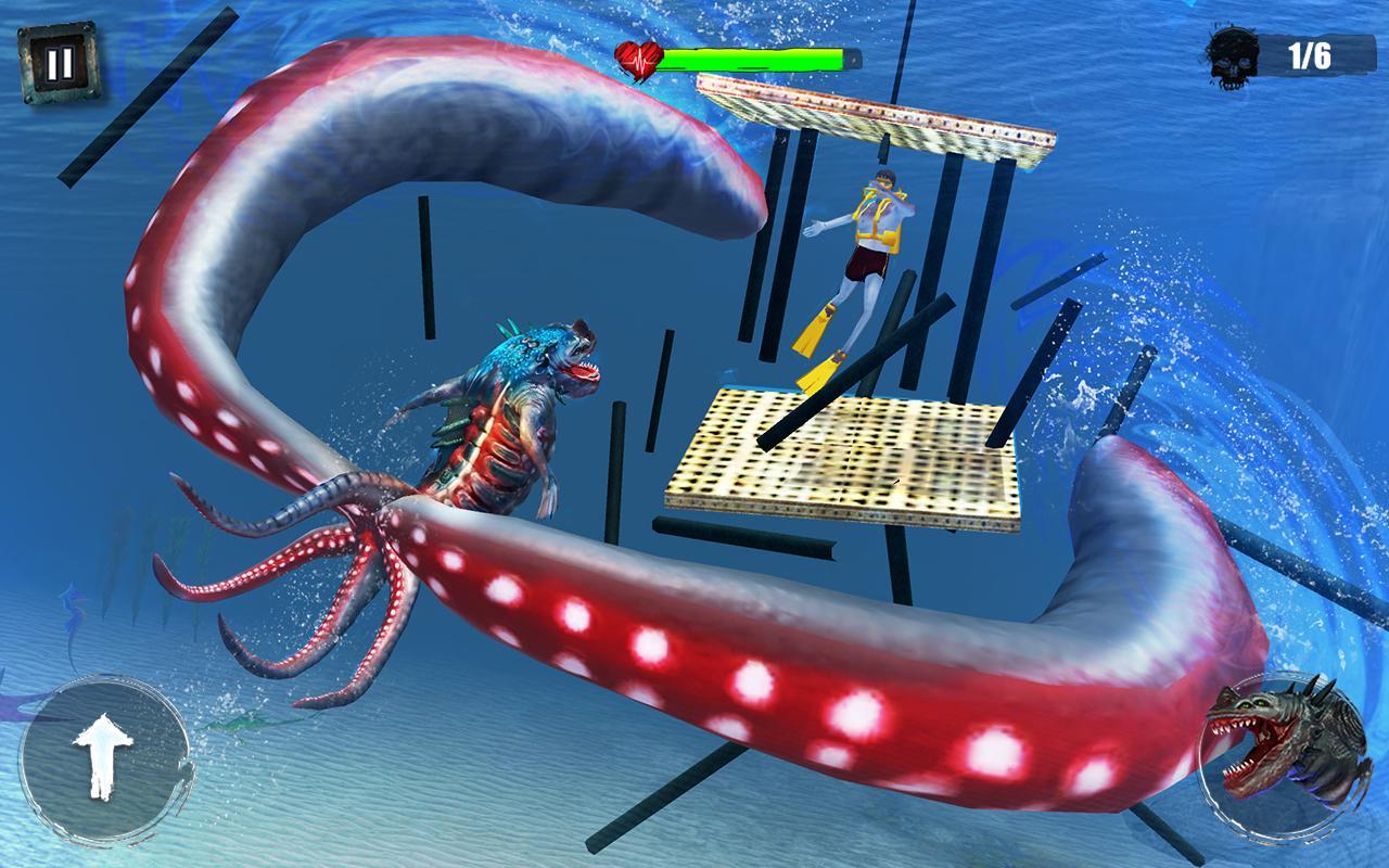 Sea Dragon Simulator 게임 스크린샷