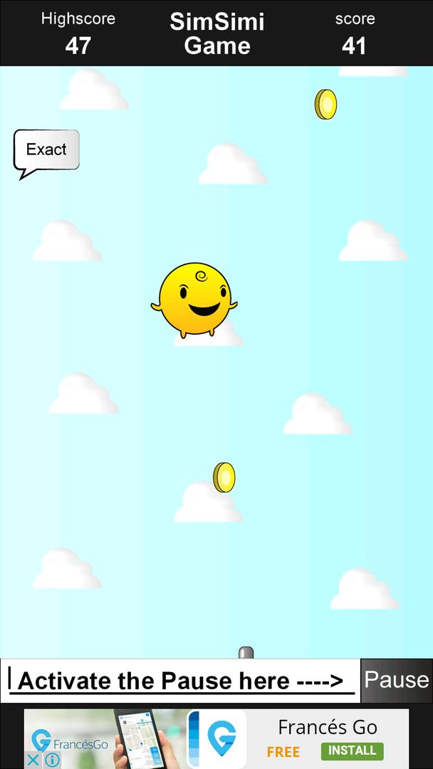Screenshot of Simsimi Game