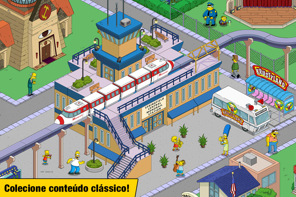 Captura de Tela do Jogo The Simpsons™: Tapped Out
