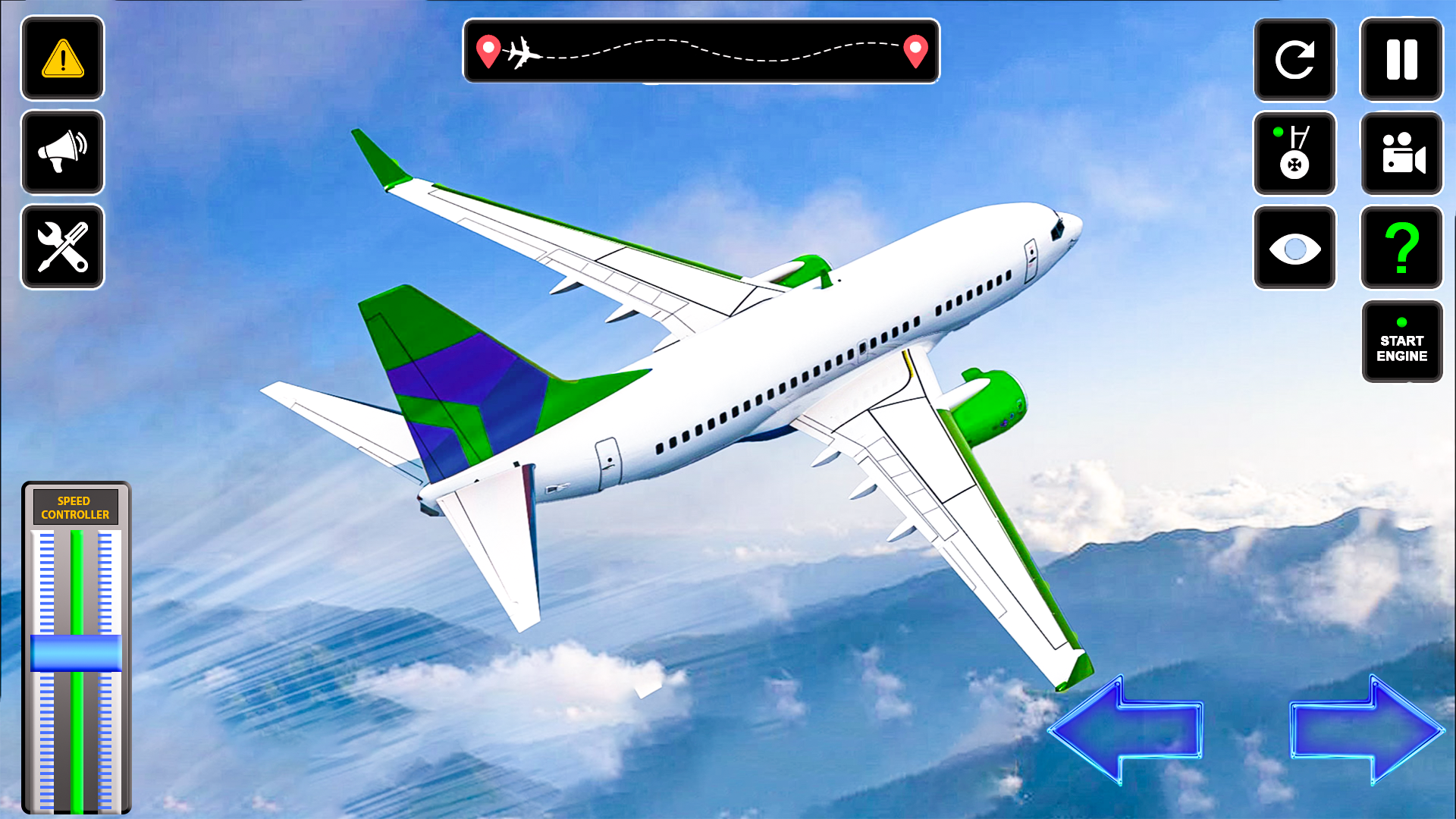 Airplane Games Pilot Simulator Game Screenshot