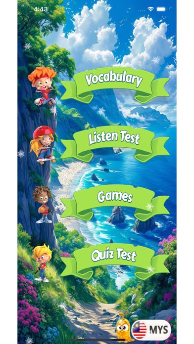 Learn Malay Vocabulary Game Screenshot