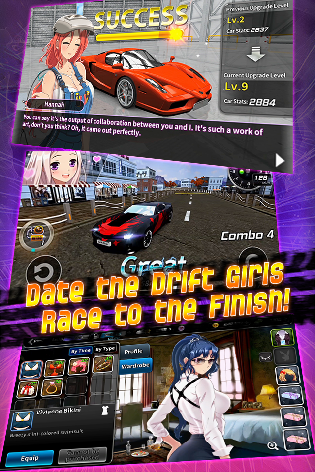 Drift Girls Game Screenshot