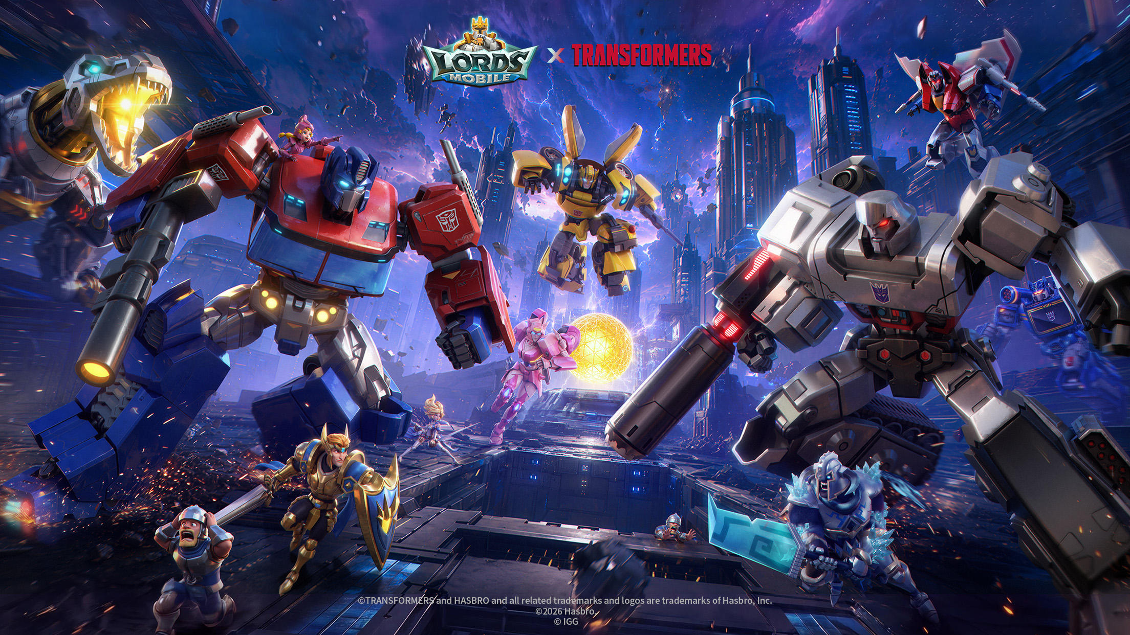 Cuplikan Layar Game Lords Mobile x Transformers