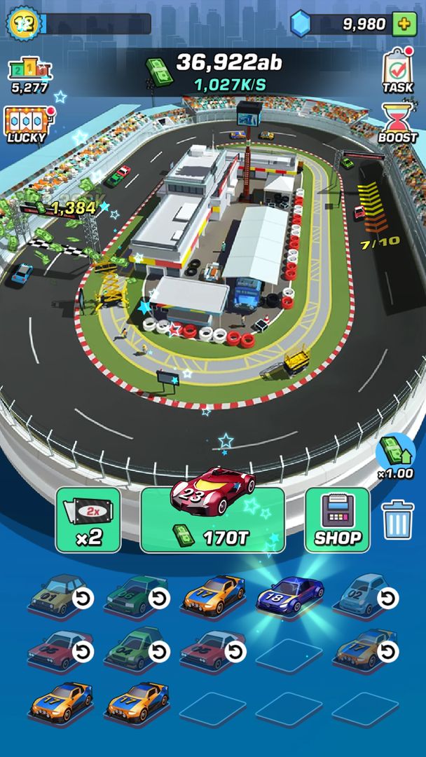 Screenshot of Idle Car Racing