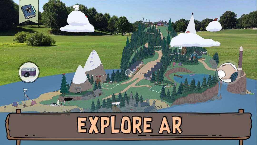 Screenshot of Summer Camp Island AR
