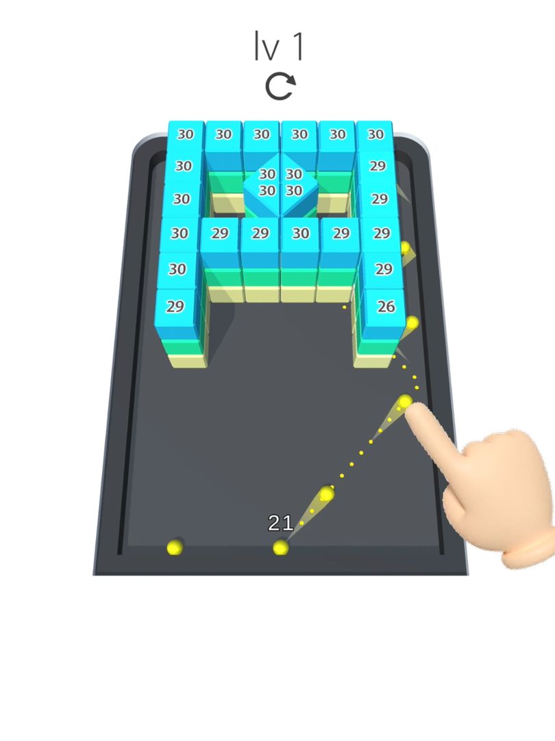 Super Balls - 3D Brick Breaker screenshot game