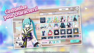 Cuplikan Layar Game HATSUNE MIKU: COLORFUL STAGE!