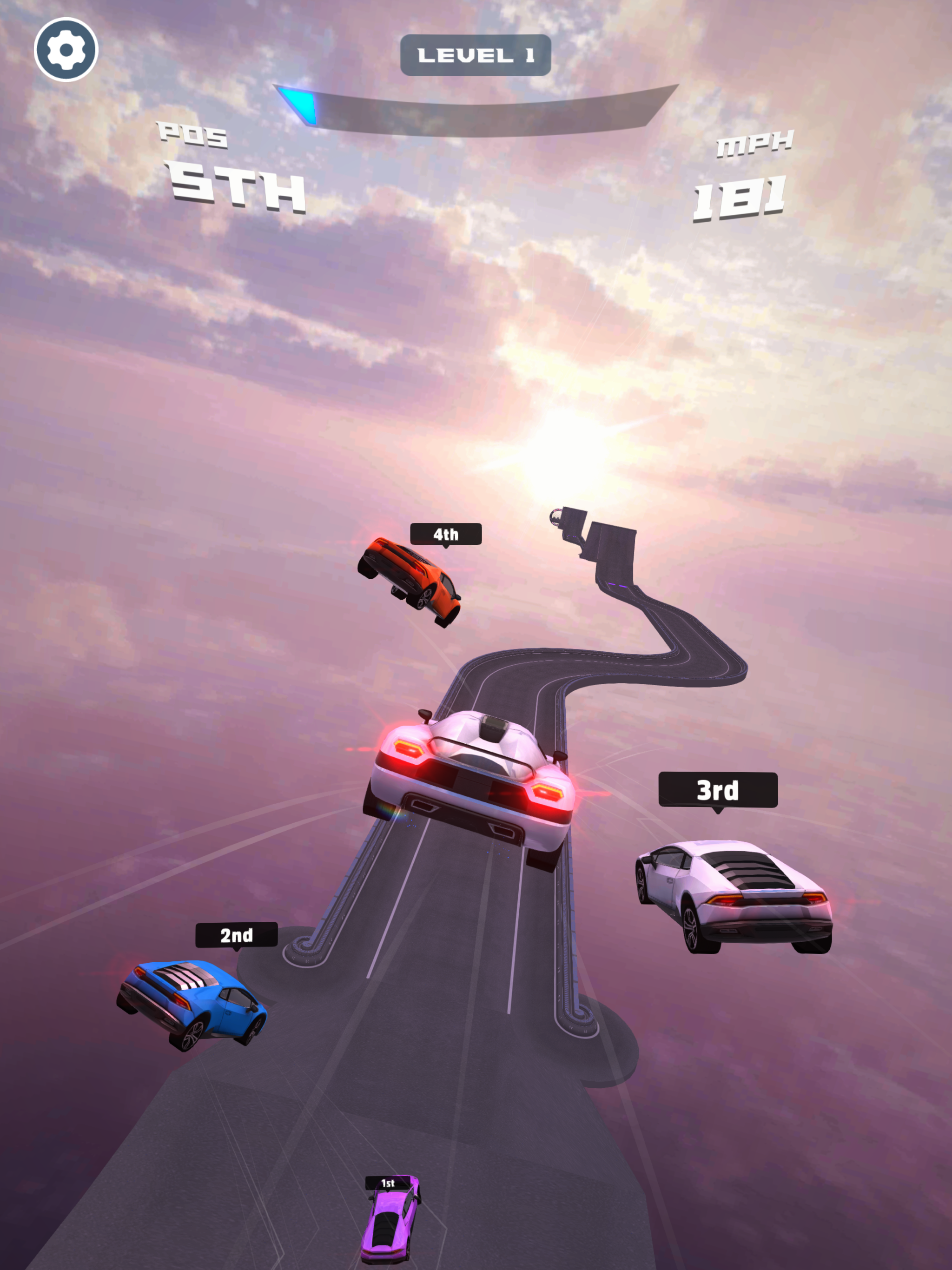 Screenshot of Race Mania!