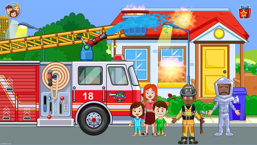 Firefighter: Fire Truck games ภาพหน้าจอเกม