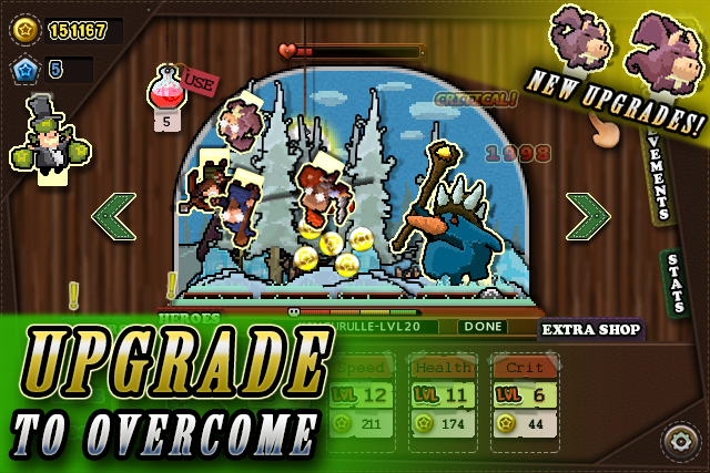 Tap Heroes - Idle Clicker Game Screenshot