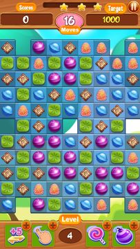 Cuplikan Layar Game Candy Garden 2:Match 3 Puzzle