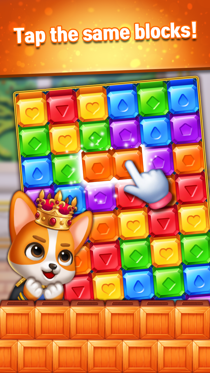 Jewels King : Castle Blast Game Screenshot