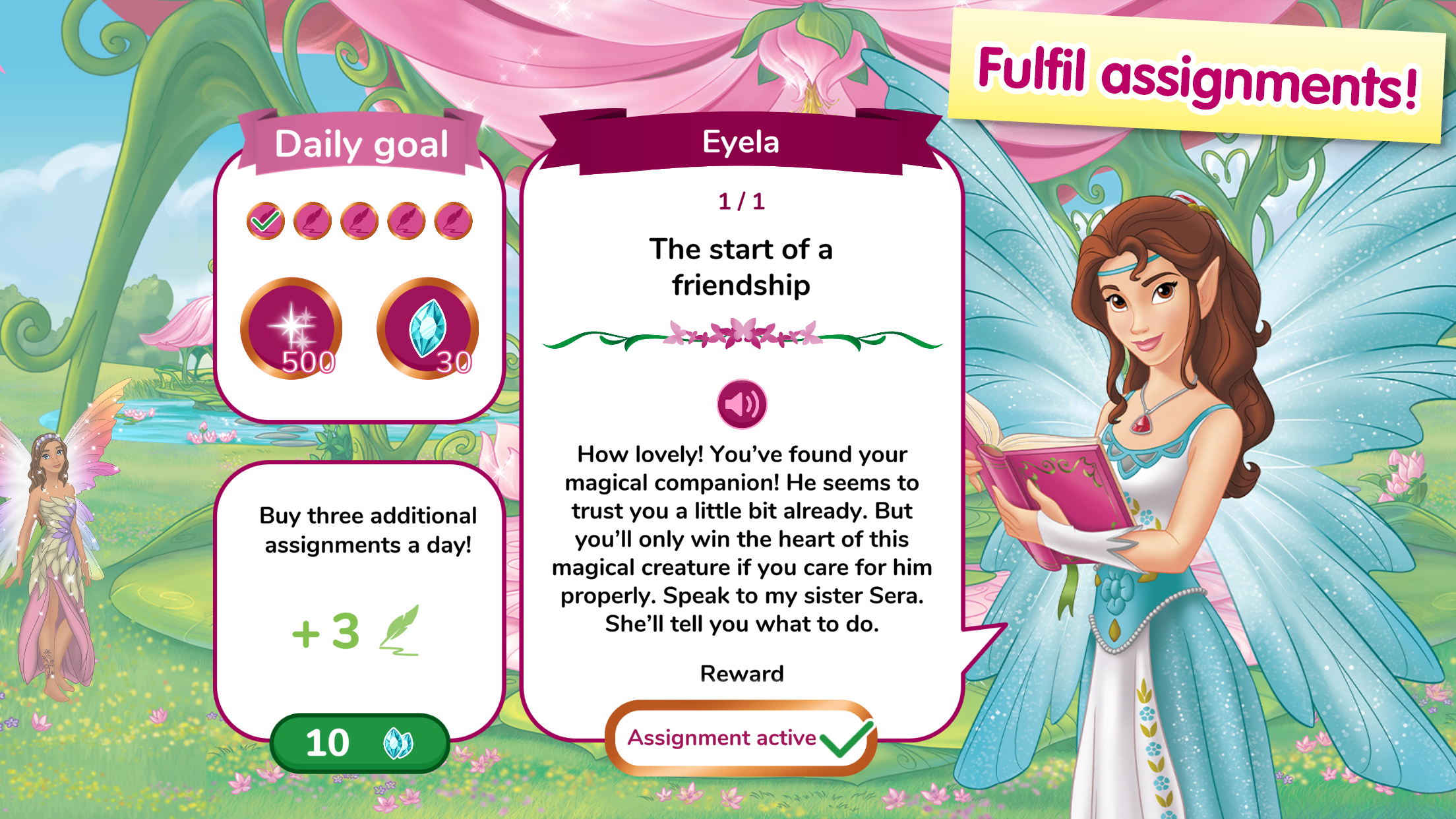 Captura de Tela do Jogo BAYALA® Unicorn Adventures