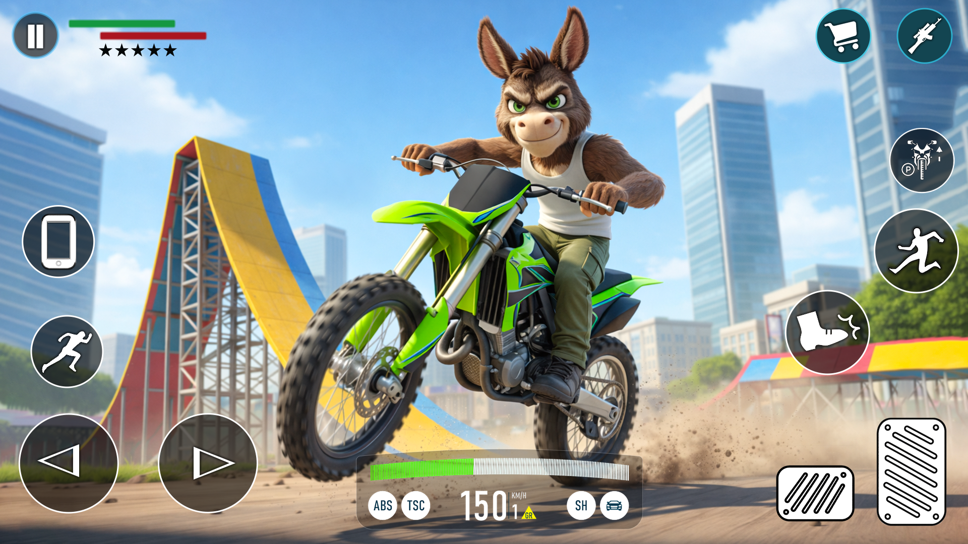 Donkey Gangster Simulator Game Screenshot