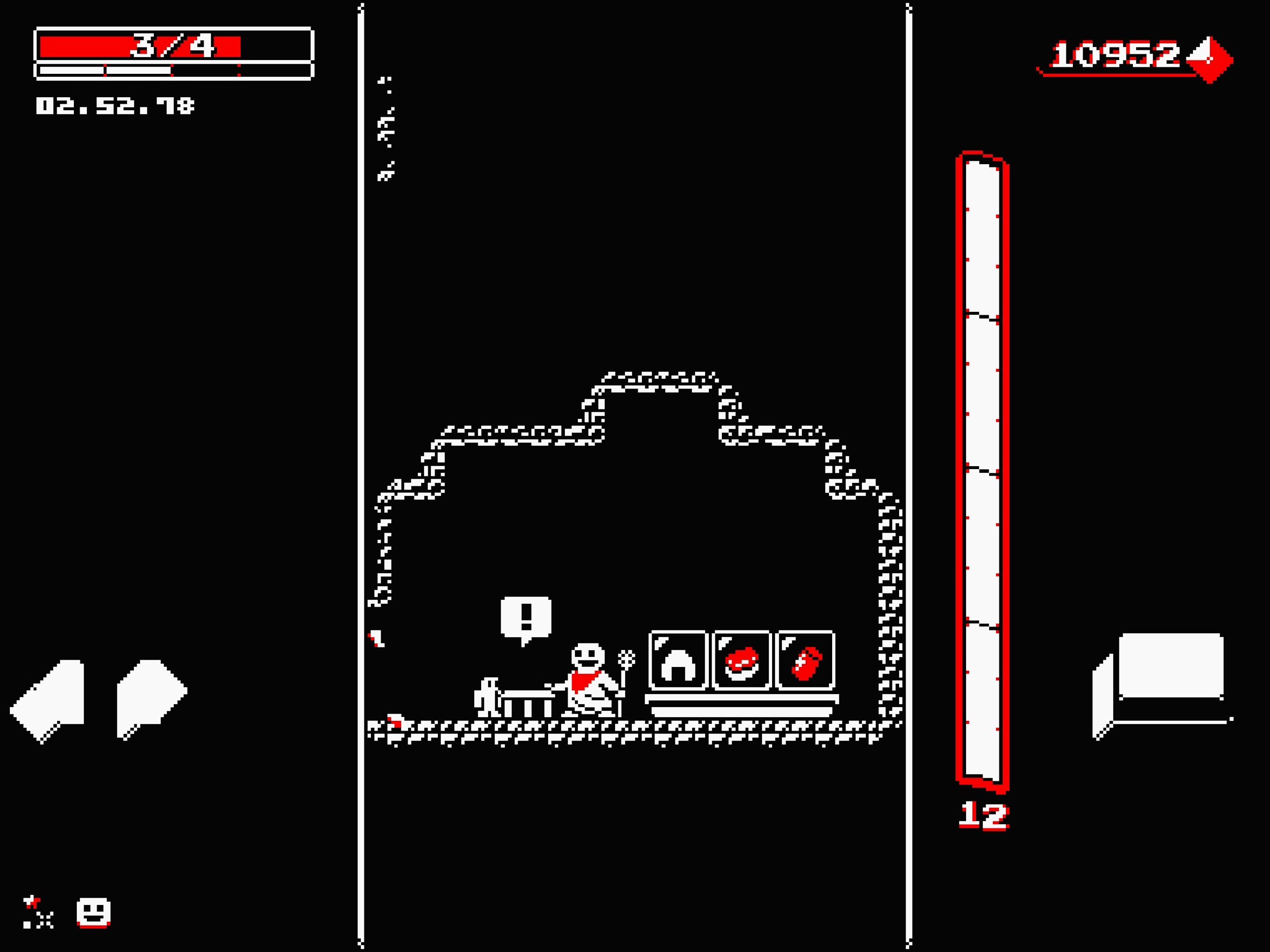 Downwell Game Screenshot