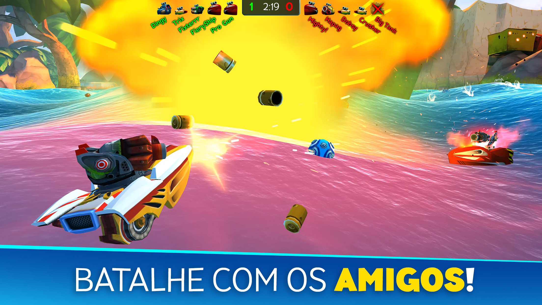Captura de Tela do Jogo Battle Bay