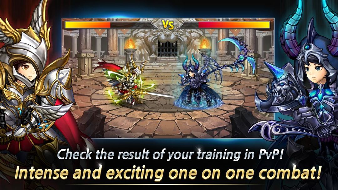 Training Hero: Always focuses on training screenshot game