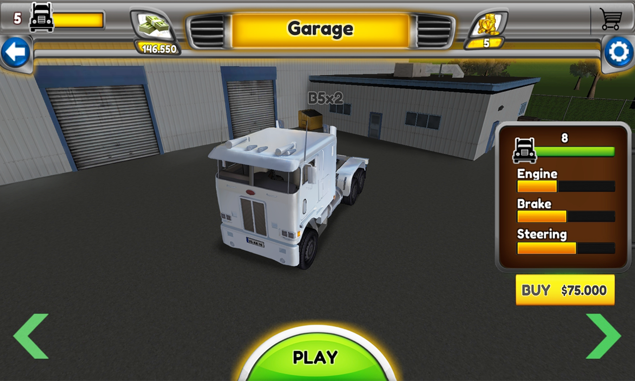 3Dトラックの運転2016 ゲームのスクリーンショット