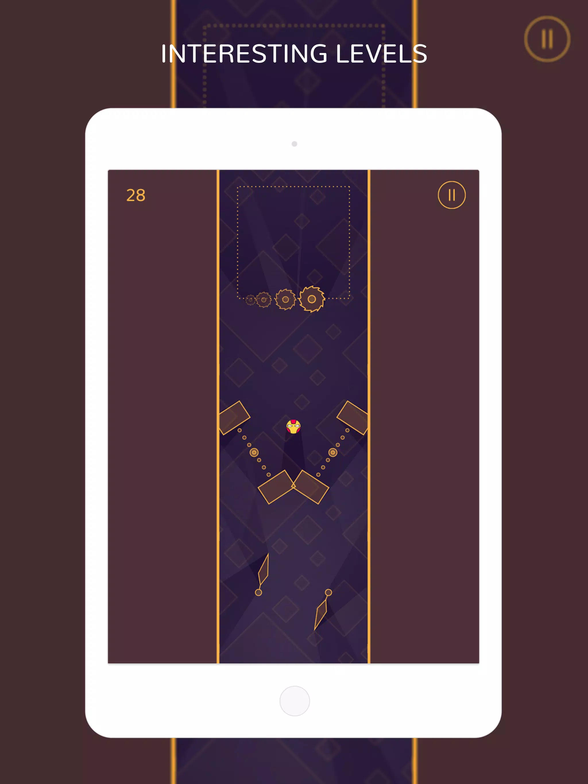 Fall Down Challenge Game Screenshot