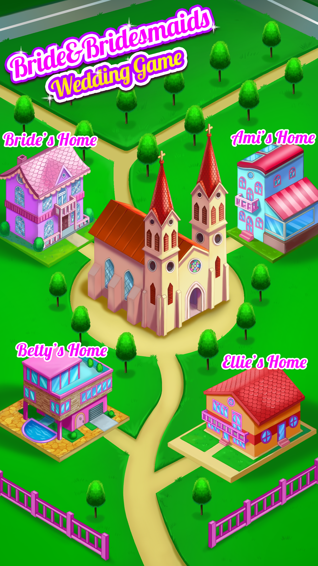 Bride and Bridesmaids Wedding Game Screenshot