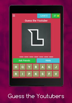 Guess the Youtubers ゲームのスクリーンショット